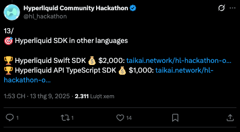 Hyperliquid Hackathon Global 2025